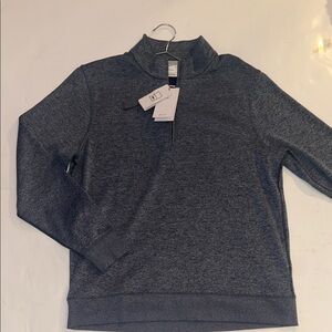 Gray NIKE Quarter-Zip Pullover